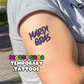 Mardi Gras Temporary Tattoos - Sheet 1