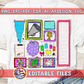 Spirit Doodle Frames & Pennants CDR, Ai, AfDesign, EPS, PDF, SVG, PNG