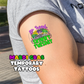 Mardi Gras Temporary Tattoos - Sheet 2
