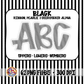 Black Ruffles, Pearls, Seersucker Alpha PNG -Seersucker Alpha