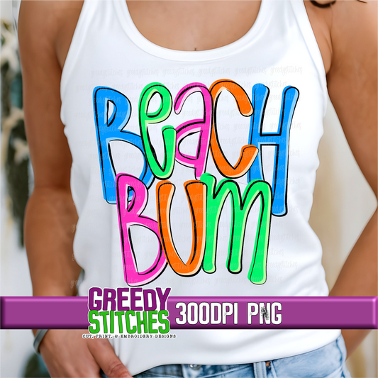 Beach Bum PNG