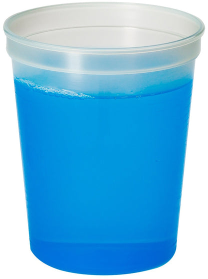 16 oz. Color Changing Plastic Stadium Cup