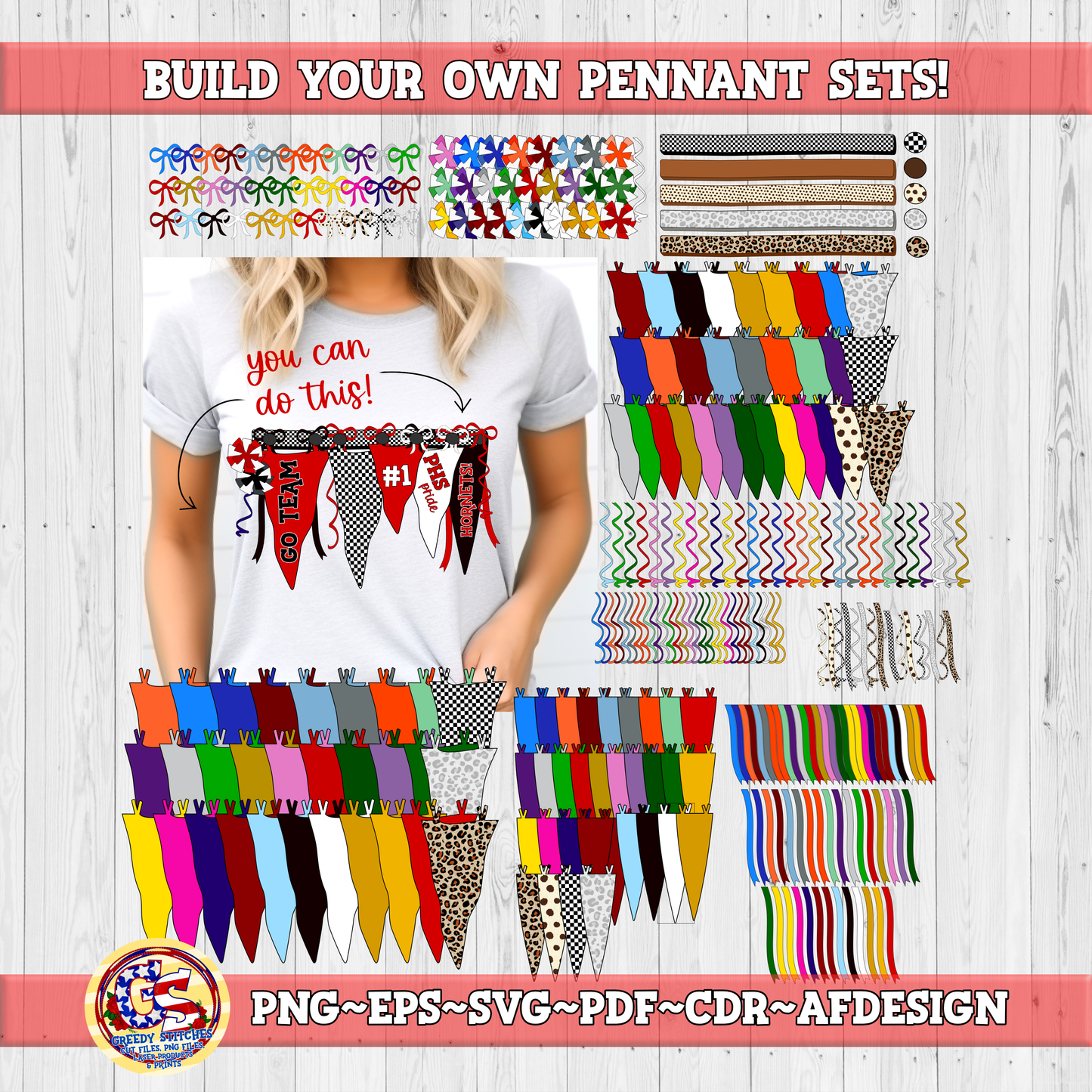DIY Pennants Bundle - School Spirit Pennants