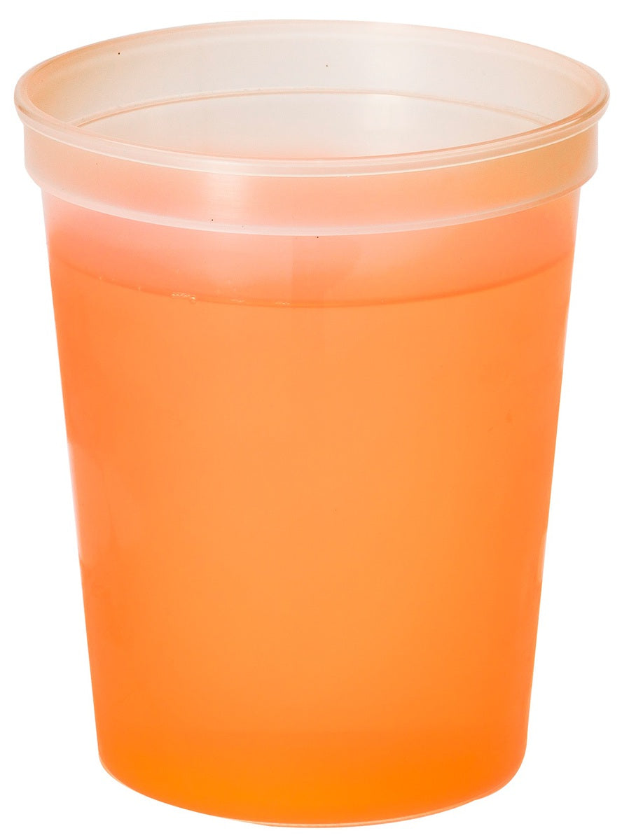 16 oz. Color Changing Plastic Stadium Cup