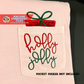 holly jolly Machine Embroidery Design