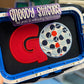 Go Volleyball Satin Stitch Applique Machine Embroidery Design