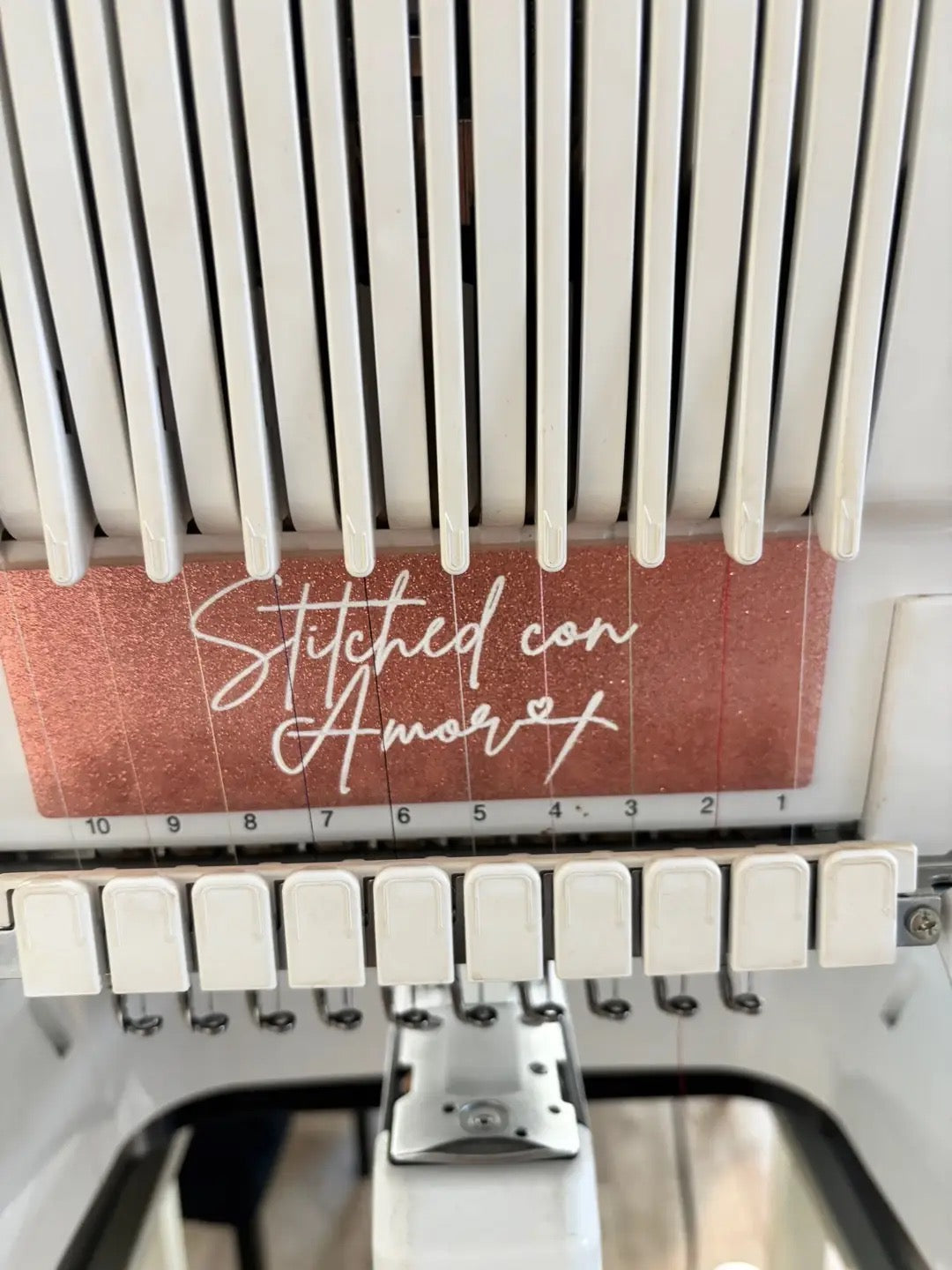 Custom Plate for BabyLock 10 Needle Embroidery Machines