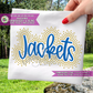 Jackets Script Bling & Machine Embroidery Design