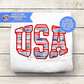 Puff USA Inflated Machine Embroidery Design