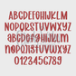 Homeskillet Machine Embroidery Font - 4 Sizes