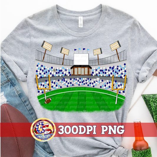 Football Stadium Fans Navy Columbia PNG