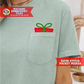 Christmas Gift Pocket Peeker Applique Machine Embroidery Design