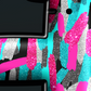 Pink Turquoise Glitter 3D Inflated Alpha PNG