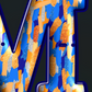 Royal Orange Glitter 3D Inflated Alpha PNG
