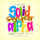 Solid Summer Color Alpha PNG Set