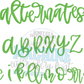 Presley Machine Embroidery Font - 5 Sizes