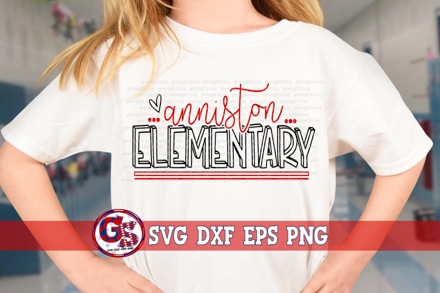 Anniston Elementary SVG DXF EPS PNG