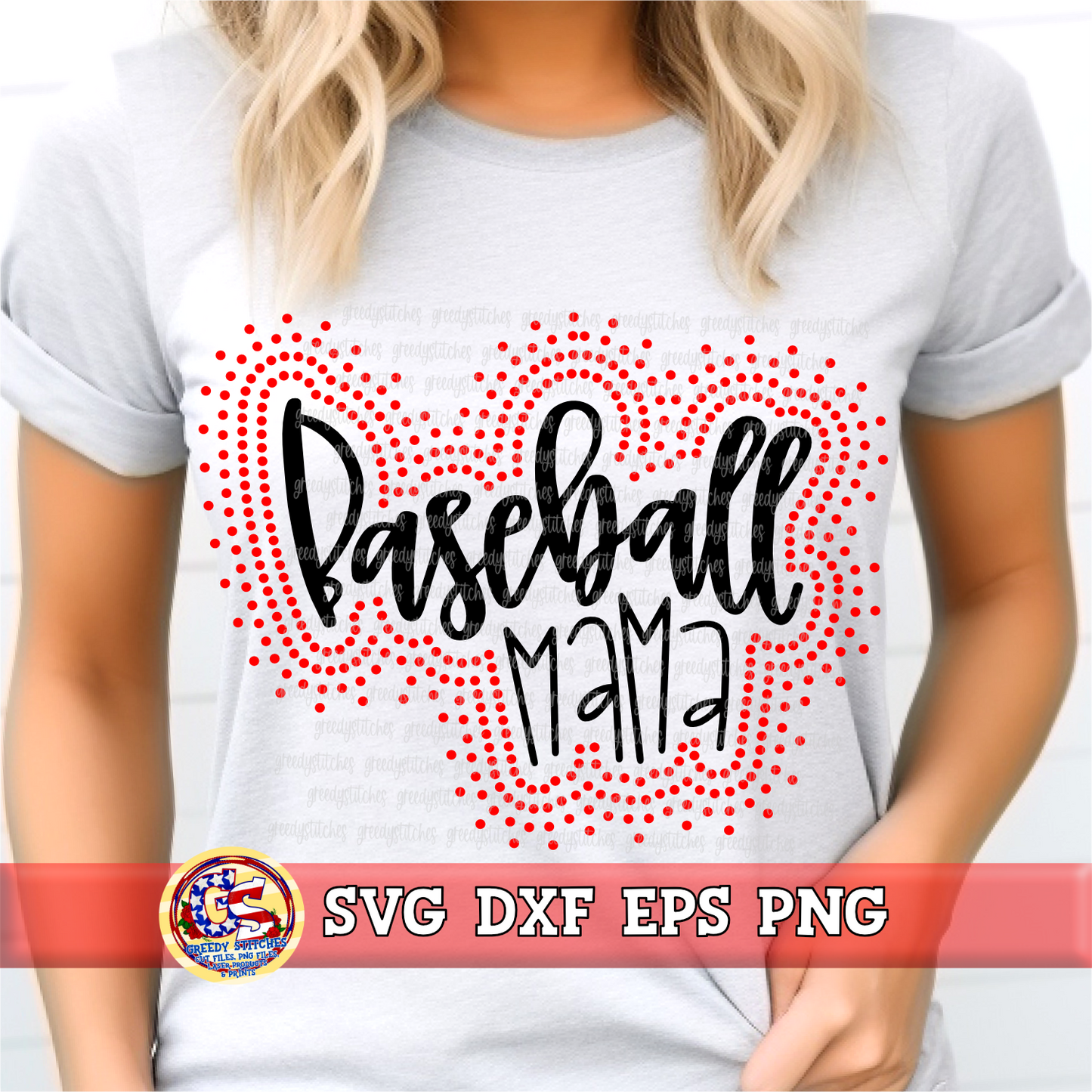 Baseball Mama SVG DXF EPS PNG