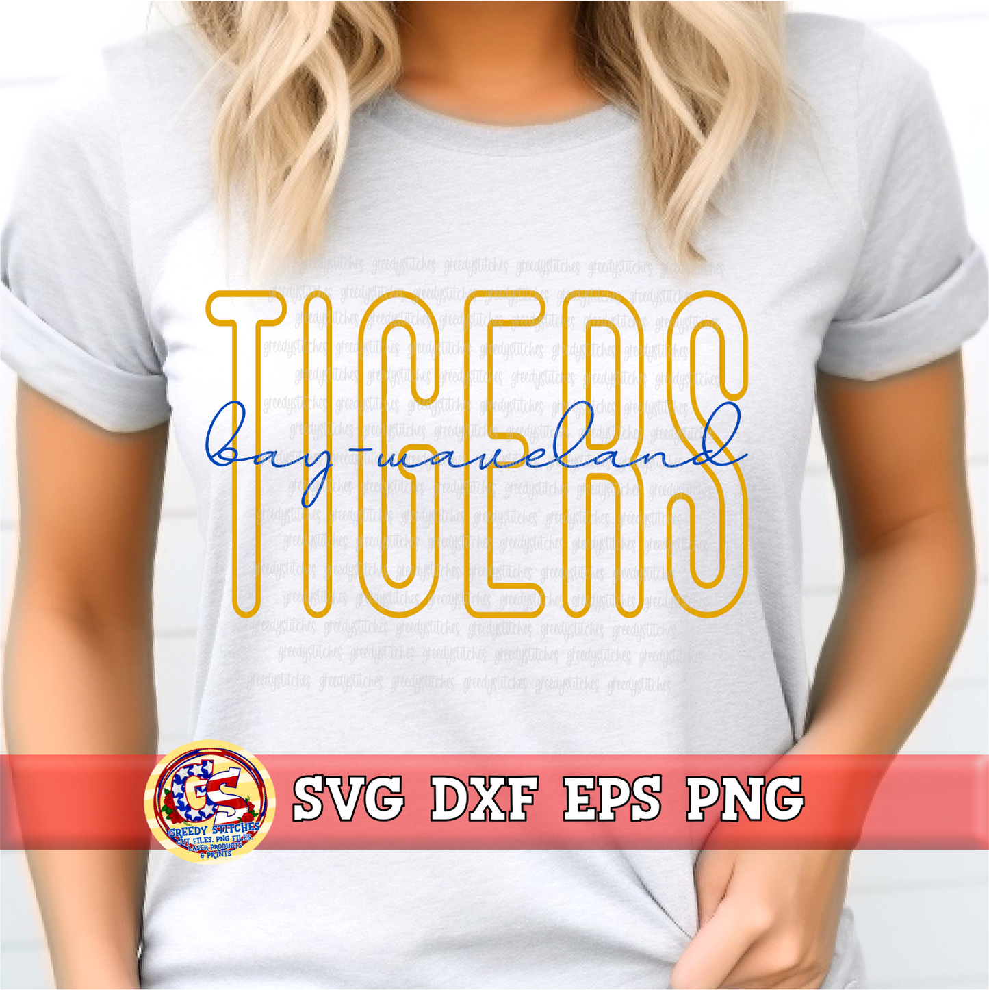 Bay Waveland Tigers SVG DXF EPS PNG