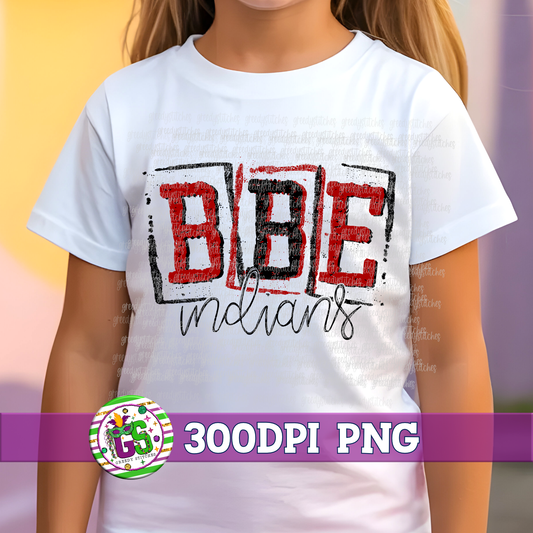 Back Bay Elementary Indians Stamp PNG - Biloxi