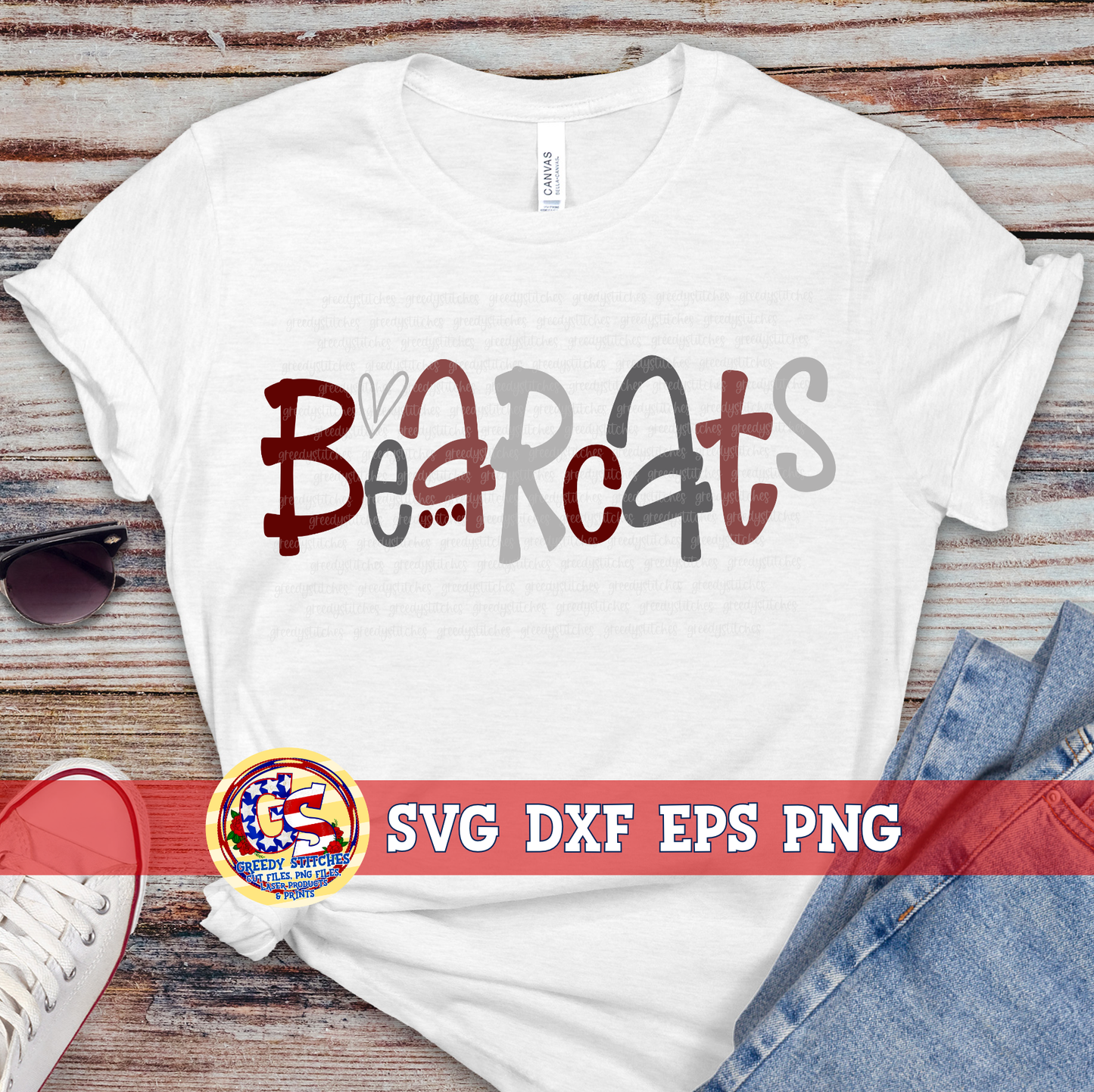 Bearcats SVG DXF EPS PNG