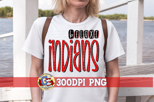 Biloxi Indians PNG for Sublimation