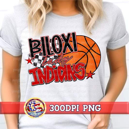 Biloxi Lady Indians Basketball PNG