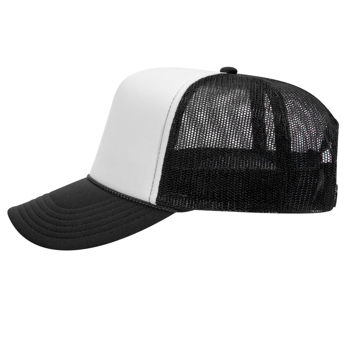 Otto® CAP 5 Panel High Crown Mesh Back Trucker Hat