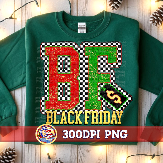 Black Friday Splatter Checker PNG - Black Friday