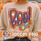 Boo to You! PNG For Sublimation---Faux Embroidery PNG
