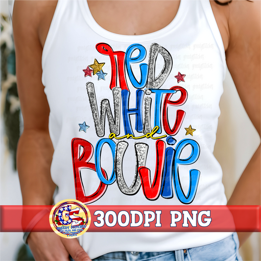 Red White and Boujie PNG