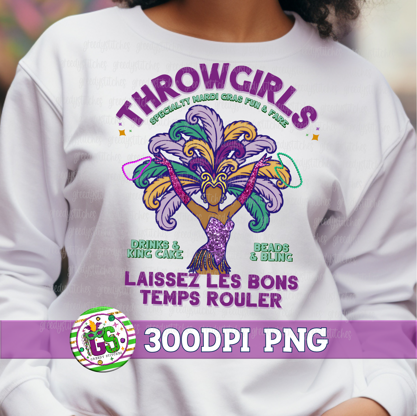 Throwgirls Specialty Mardi Gras PNG - Mardi Gras