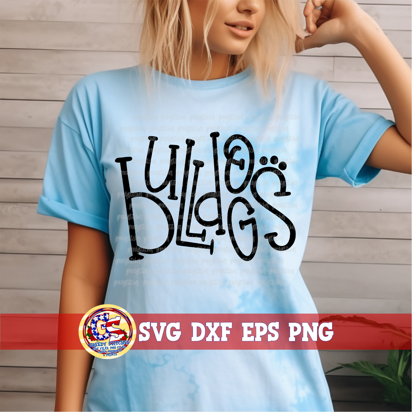 Bulldogs SVG DXF EPS PNG