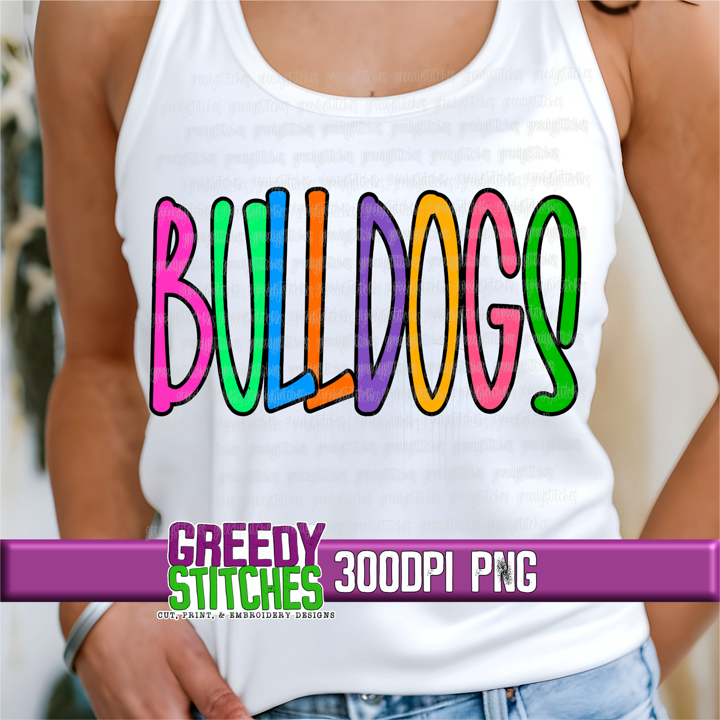 Neon Bulldogs PNG