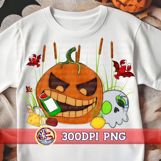 Cajun Jack o' Lantern PNG - Cajun Halloween