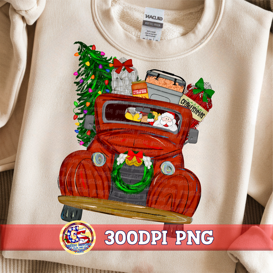 Cajun Santa Christmas Truck - Cajun Christmas