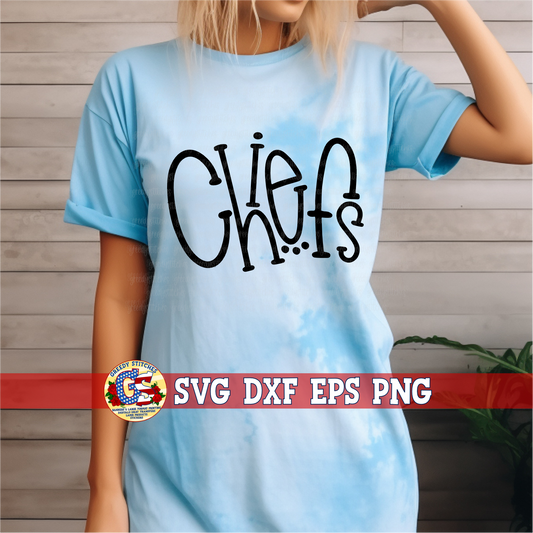 Chiefs SVG DXF EPS PNG