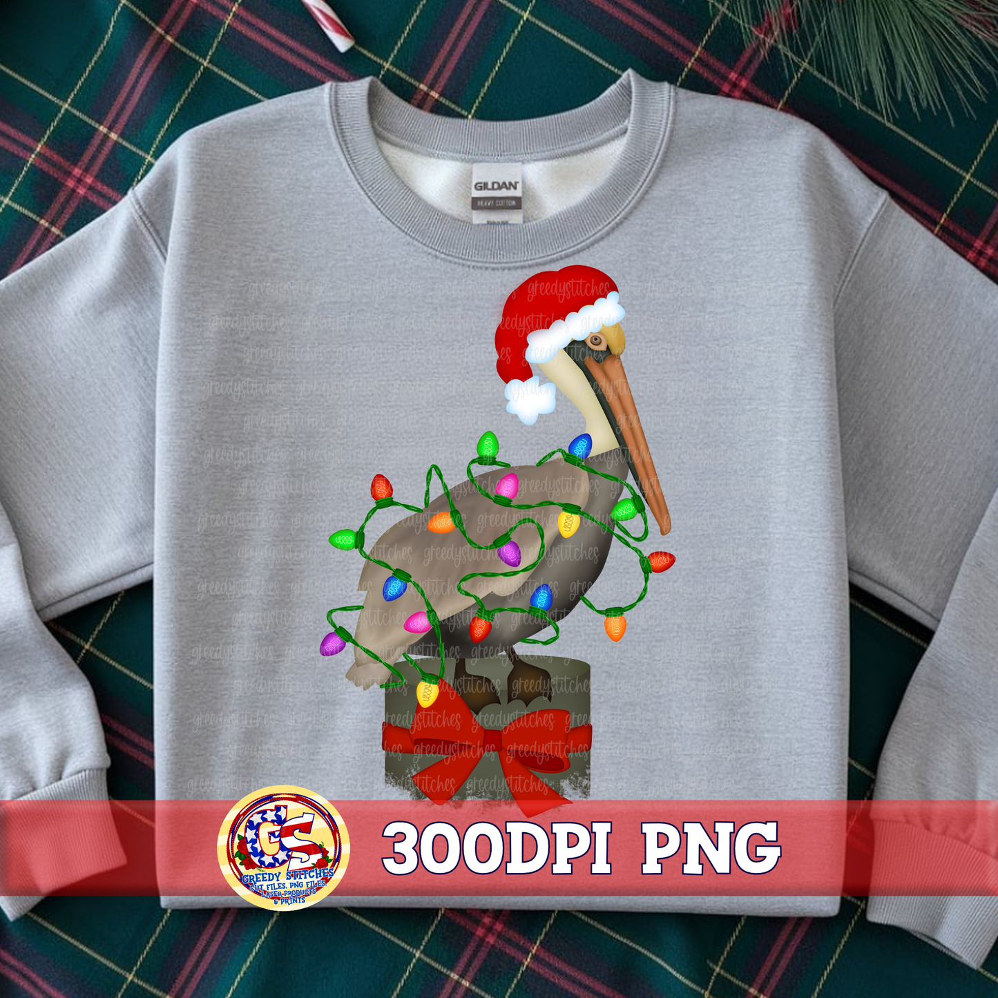 Christmas Pelican - Cajun Christmas