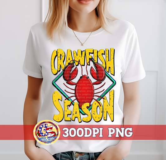 Crawfish Season Diamond PNG