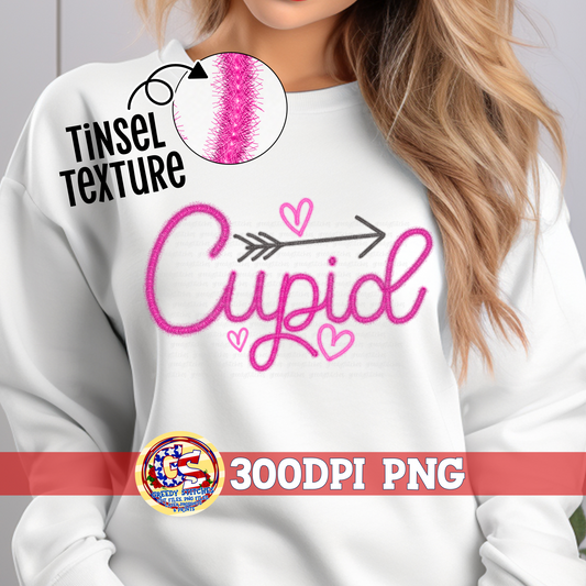 Cupid Faux Tinsel PNG