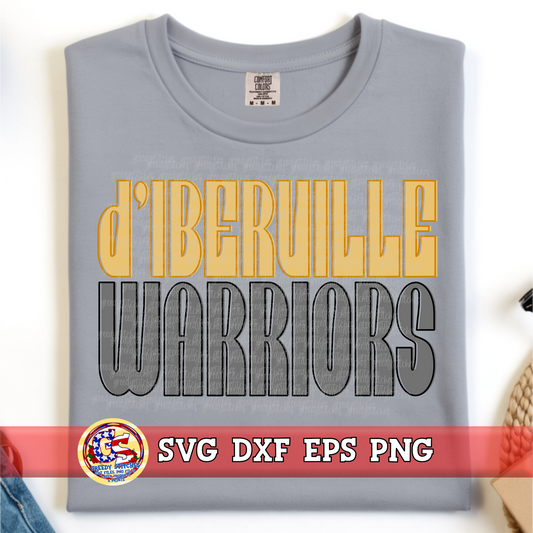 d'Iberville Warriors SVG DXF EPS PNG