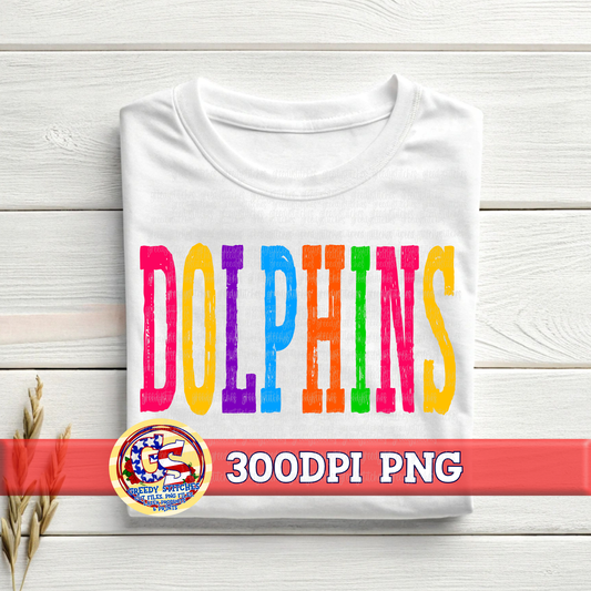 Tall Dolphins PNG