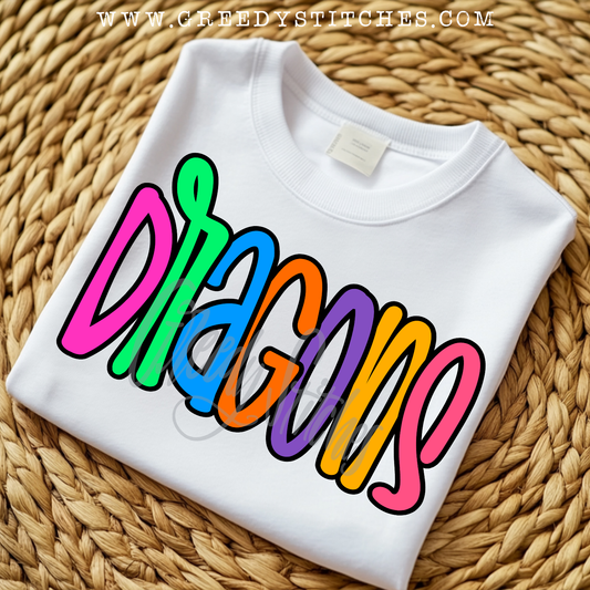 Neon Dragons Transfer