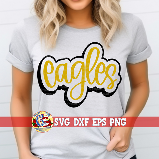 Eagles Outline SVG DXF EPS PNG