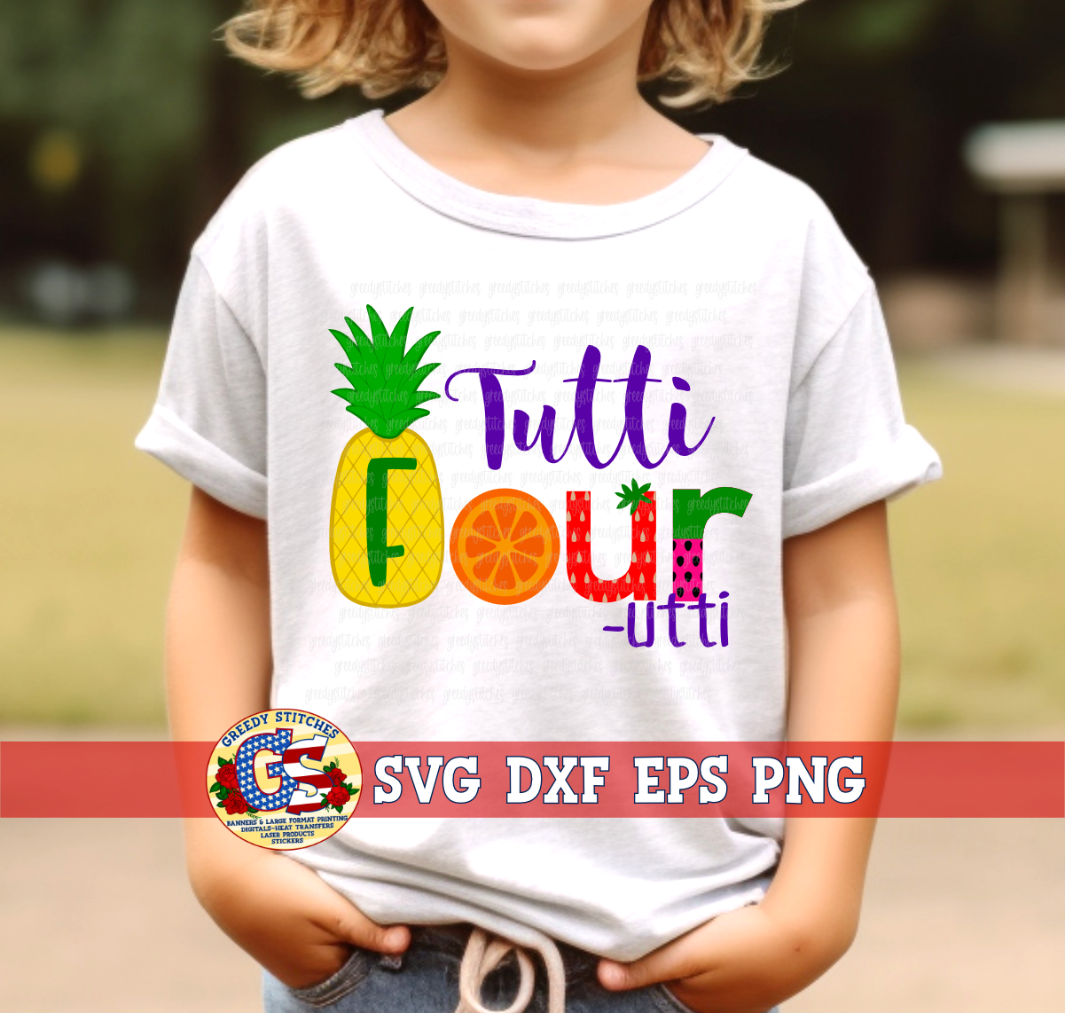 Tutti Four-utti Birthday SVG DXF EPS PNG