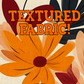 Fall Floral Fabric Faux Embroidery Alpha & Number PNG Set