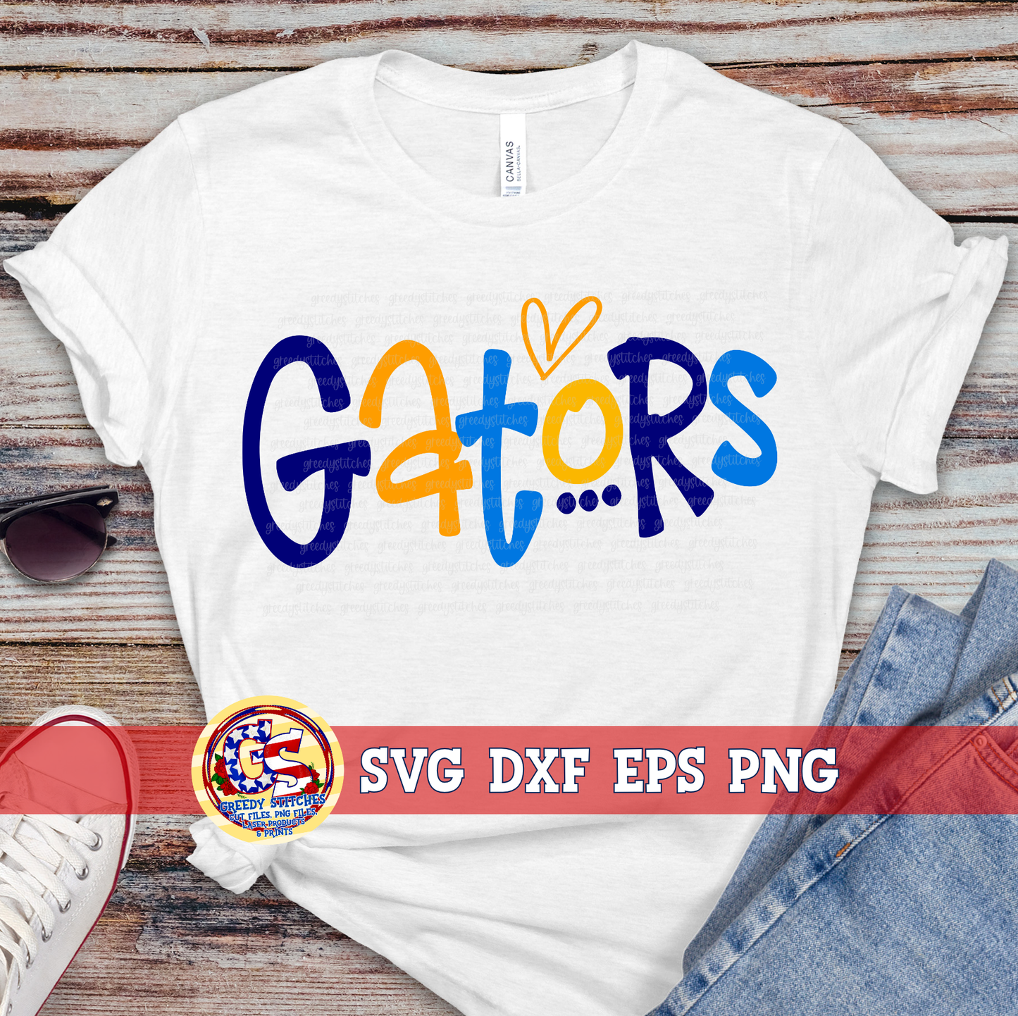 Gators SVG DXF EPS PNG