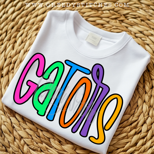 Neon Gators Transfer