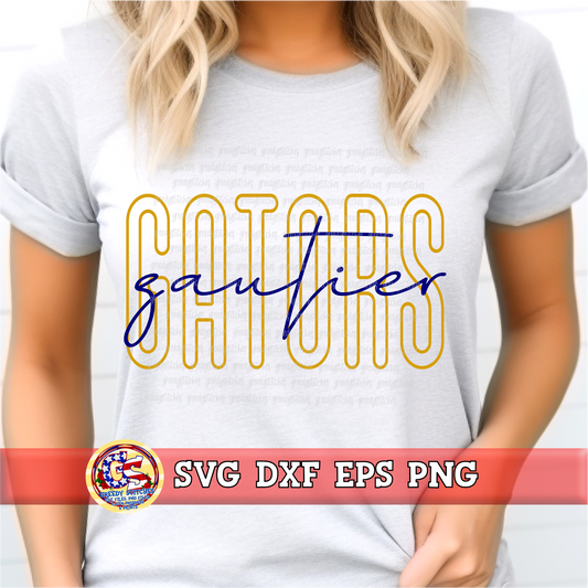 Gautier Gators SVG DXF EPS PNG