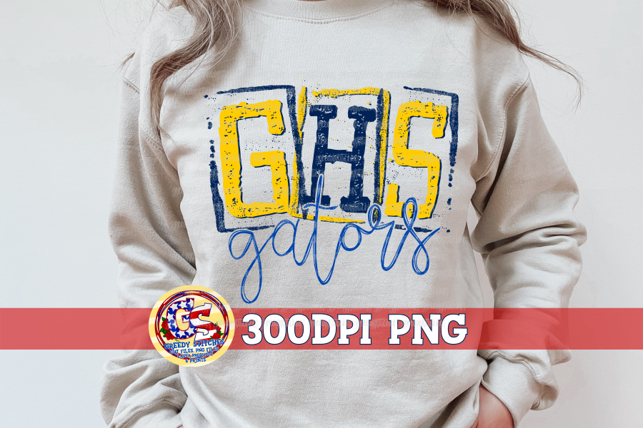 Gautier Gators Stamp PNG for Sublimation